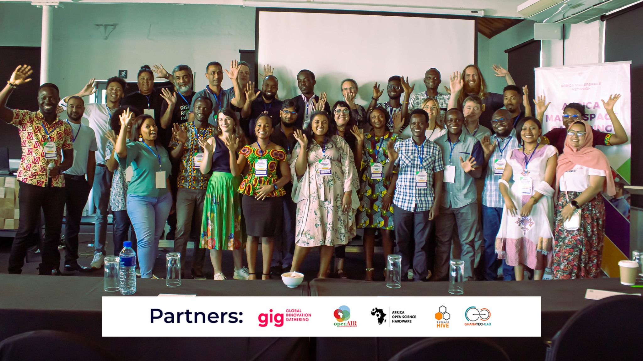 Community of makers celebrating together